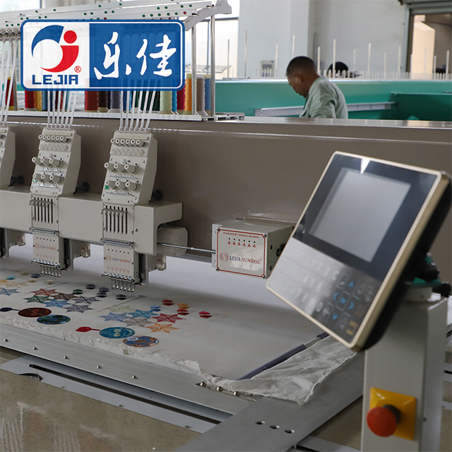 6 Colors 15 Heads Flat High Speed Embroidery Machine, Best Quality Embroidery Machine, High Speed Embroidery Machine