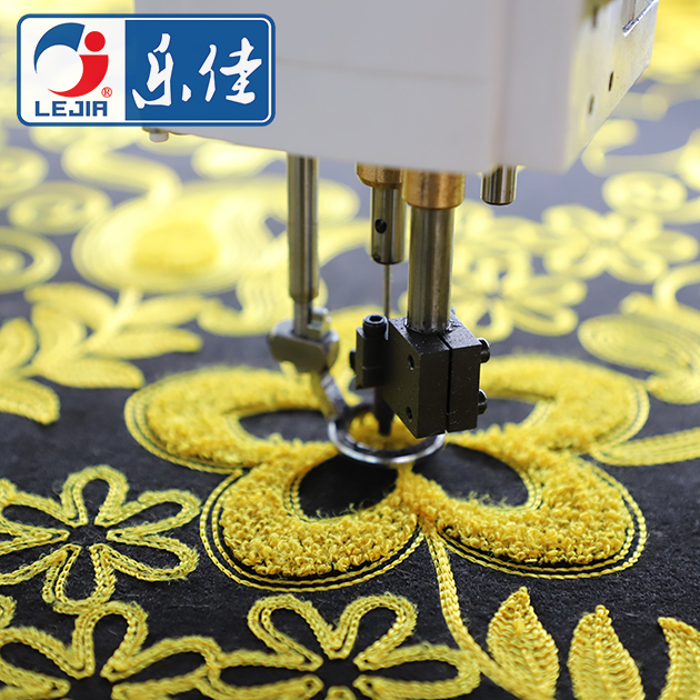 LEJIA 10 Heads Chenille/Chainstitch Embroidery Machine, Chinese Computerized Embroidery Machine With Cheap Price