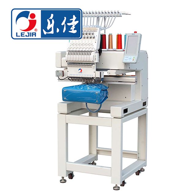 Tabletop 15 Needles Single Head Flat/Cap/T-shirt Embroidery Machine With Cheap Price, Cap Embroidery Machine With Cheap Price