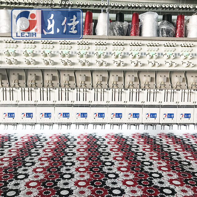 Double Needles 2 Inch Lace Embroidery Machine, High Quality Embroidery Machine With Cheap Price