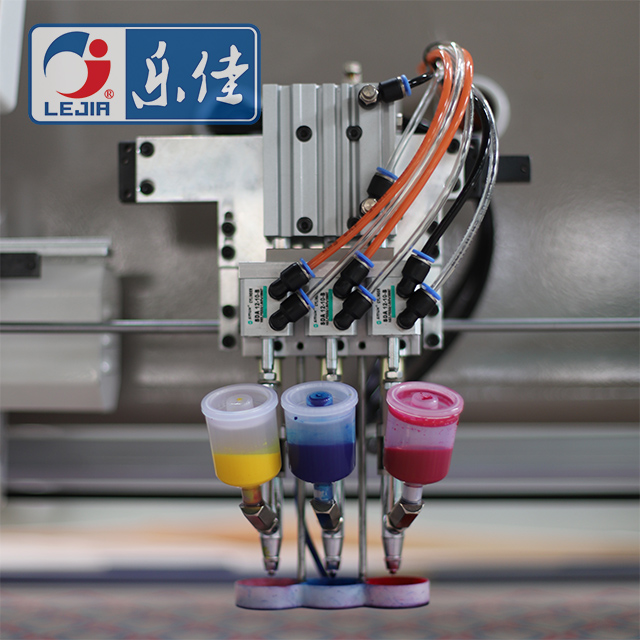 Lejia 3 Colors Spray Printing Mixed High Speed Embroidery Machine with cheap price