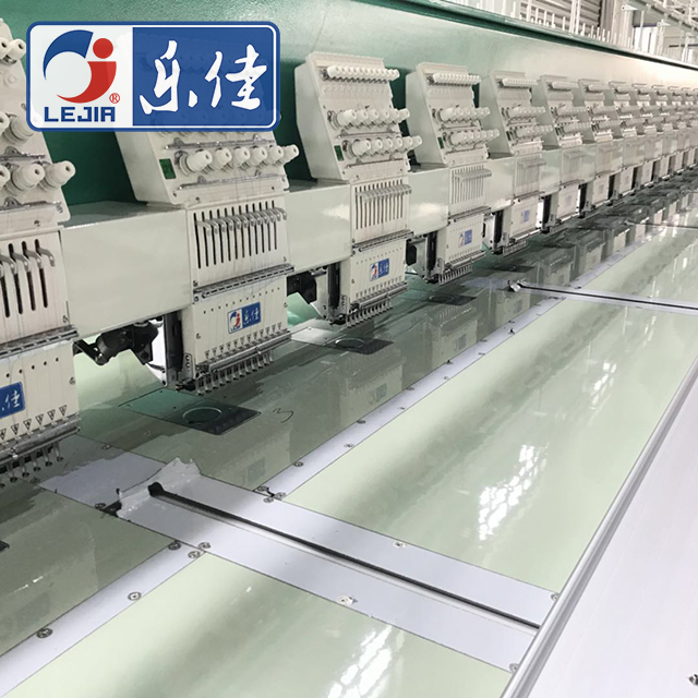 Lejia 12 color 20 Heads High Speed Embroidery Machine, Best Chinese Embroidery Machine Supplier