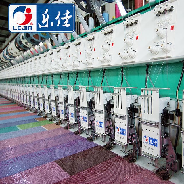 3 Needles Single Sequin Embroidery Machine Produced By Chinese factory, Embroidery Machine With Cheap Price