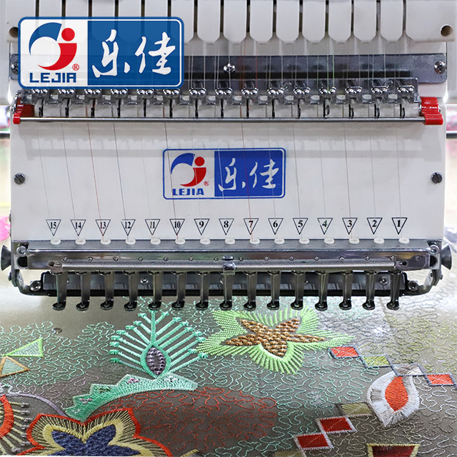 15 Colors 28 Heads Flat High Speed Embroidery Machine, Best Chinese Embroidery Machine Supplier