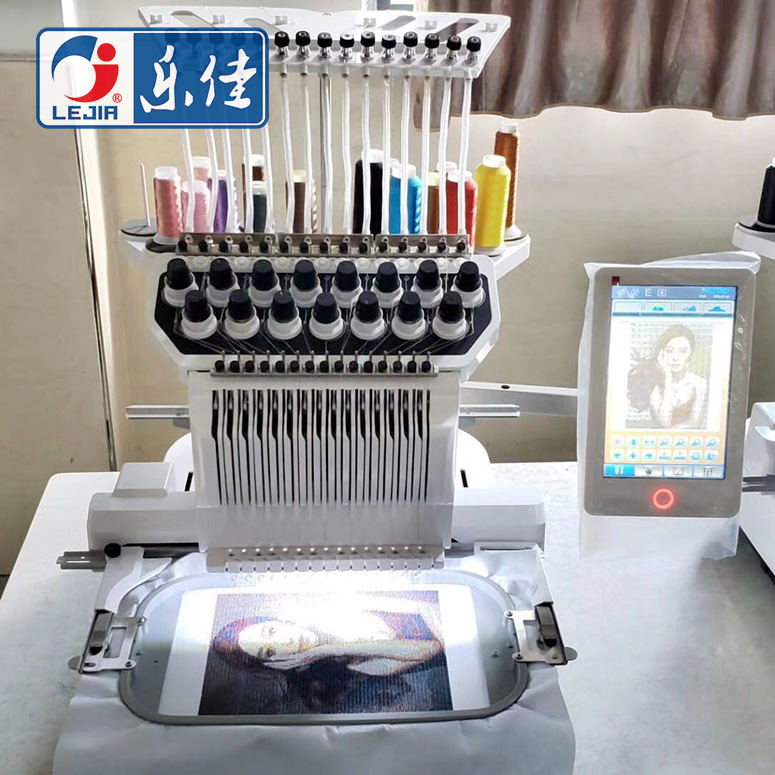 15 Colors Single Head Cap T-shirt Embroidery Machine, Best Quality Embroidery Machine, High Speed Embroidery Machine