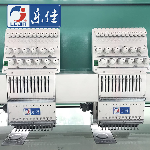 Lejia 12 color 25 Heads High Speed Embroidery Machine, Best Chinese Embroidery Machine Supplier