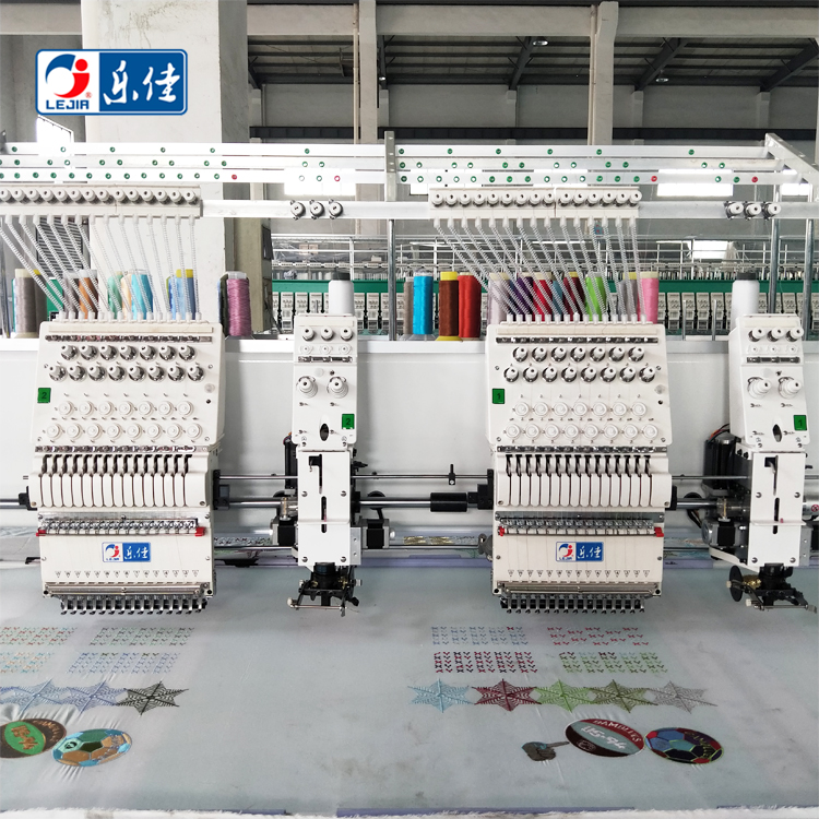 15 Needles 2 Heads High Speed Coiling Mixed Embroidery Machine, Embroidery Machine Produced By China Manufacturer