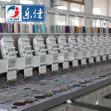 6 Colors 20 Heads Flat High Speed 1200 RPM Max Speed Embroidery Machine, Leading enterprise of Chinese Embroidery Machine 