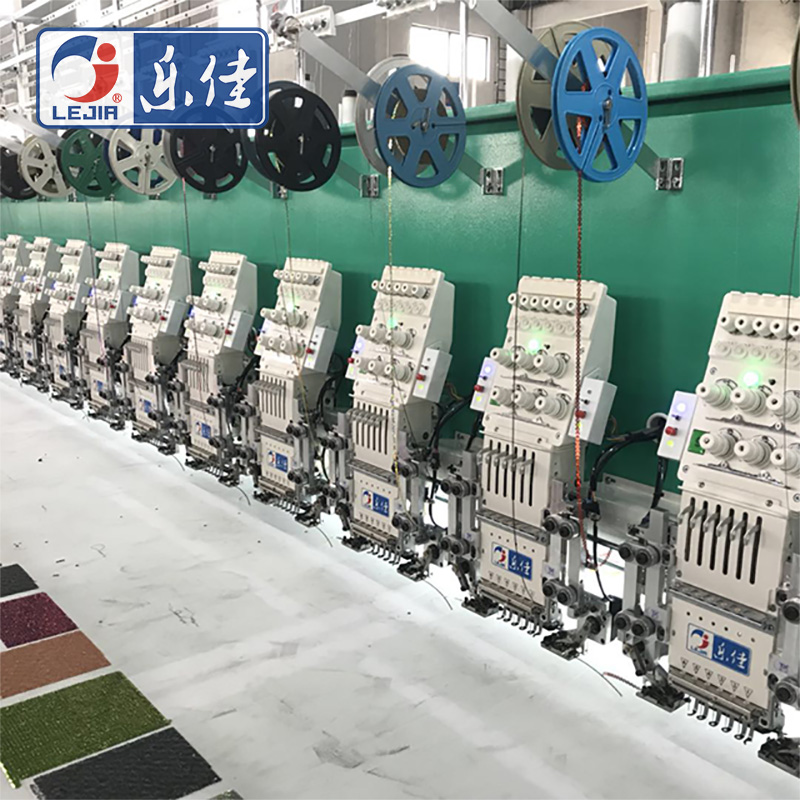 6 Colors 18 Heads Flat High Speed Embroidery Machine With Double Sequin Device, Best Chinese Embroidery Machine Supplier