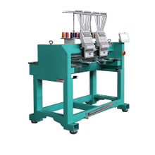 2 Heads Cap Logo Embroidery Machine China