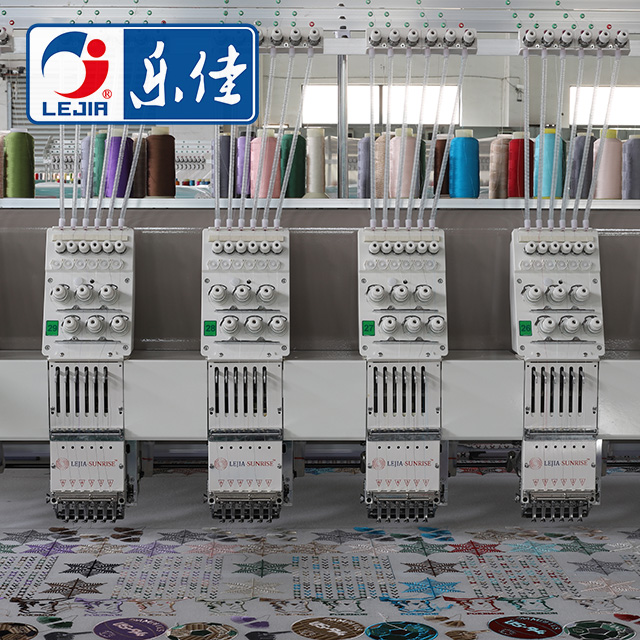 Lejia 6 Color Computerized Multi Heads Embroidery Machine, Best Chinese Embroidery Machine Manufacturer