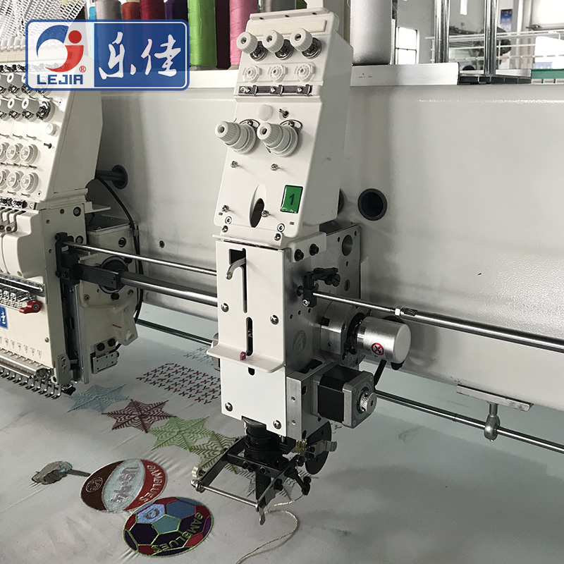 Lejia 2 Heads Coiling High Speed Embroidery Machine with Competitive Prices 