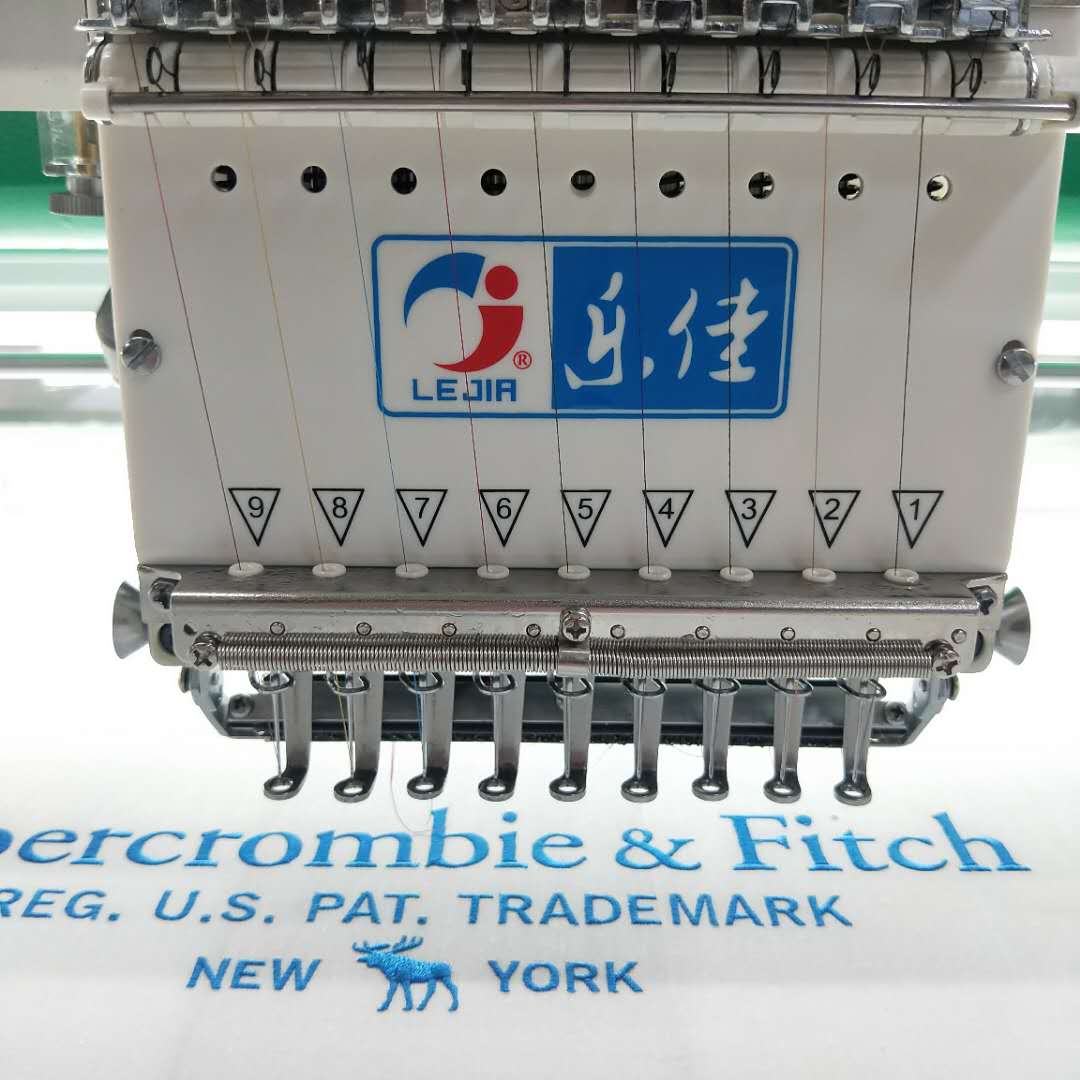 Lejia High Output 9 Needles 24 Heads High Speed Embroidery Machine from China